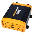 Powerdrive Power Inverter, Modified Sine Wave, 800 W Peak, 400 W Continuous, 2 Outlets PWD400